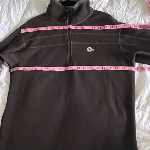 Lowe Alpine Women's Brown Quarter Zip Wool Blend Polartec Active Sweater Medium - Picture 11 of 14